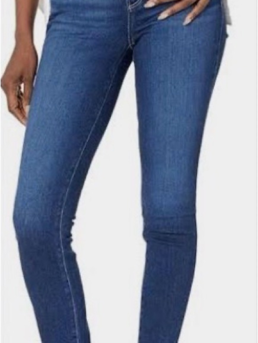 PAIGE Verdugo Ankle Raw Hem Skinny Jeans Medium Wash [size 26] NWOT